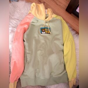 Teddy Fresh x SpongeBob color block hoodie